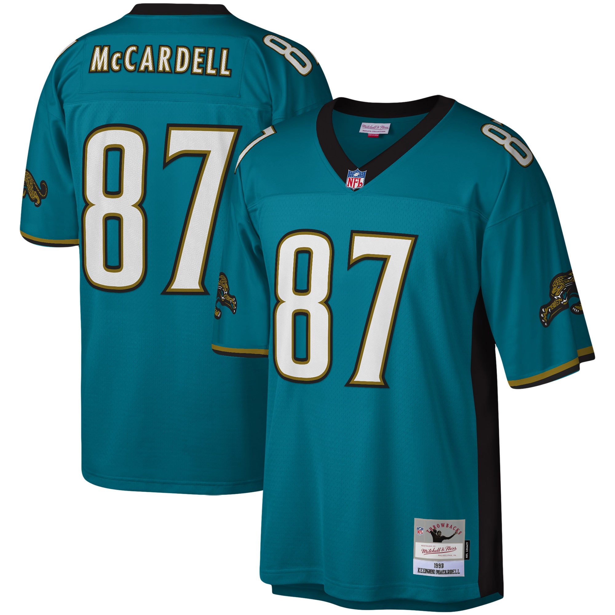 Keenan McCardell Jacksonville Jaguars Mitchell & Ness Legacy Replica Jersey - Teal