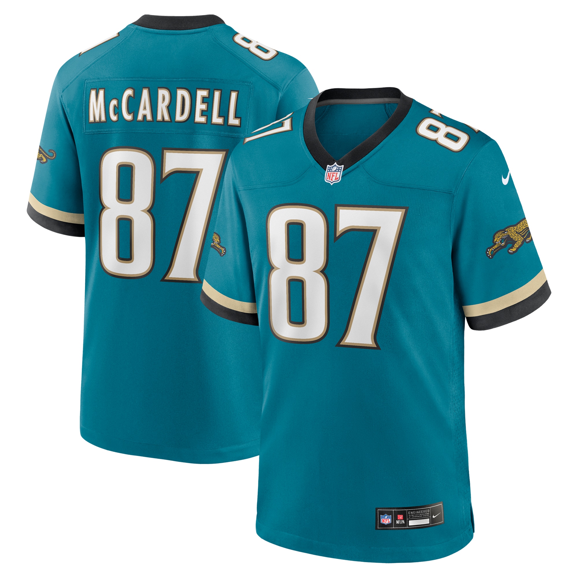 Keenan McCardell Jacksonville Jaguars Nike Prowler Throwback Retired Player Game Jersey - Teal