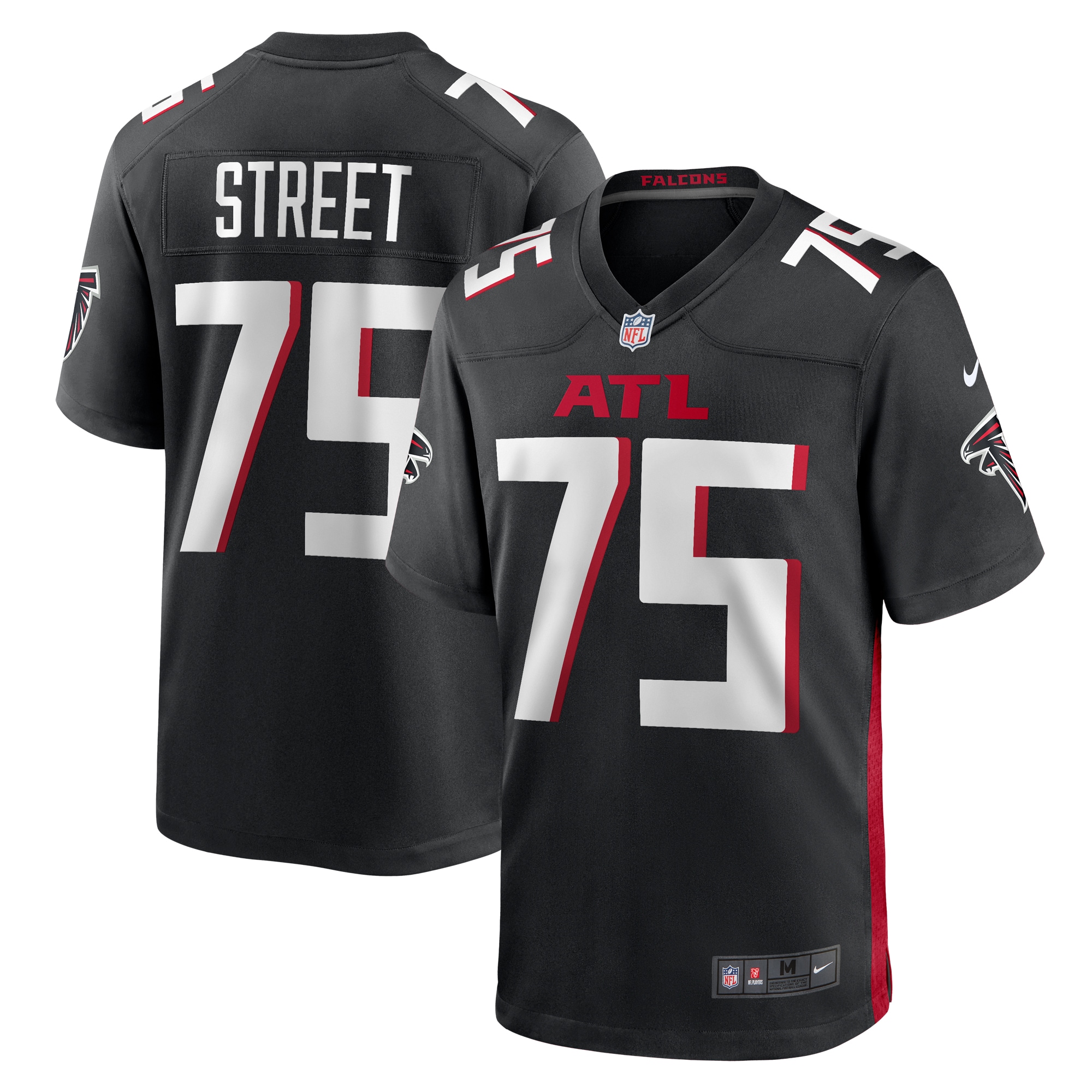 Kentavius Street Atlanta Falcons Nike  Game Jersey -  Black