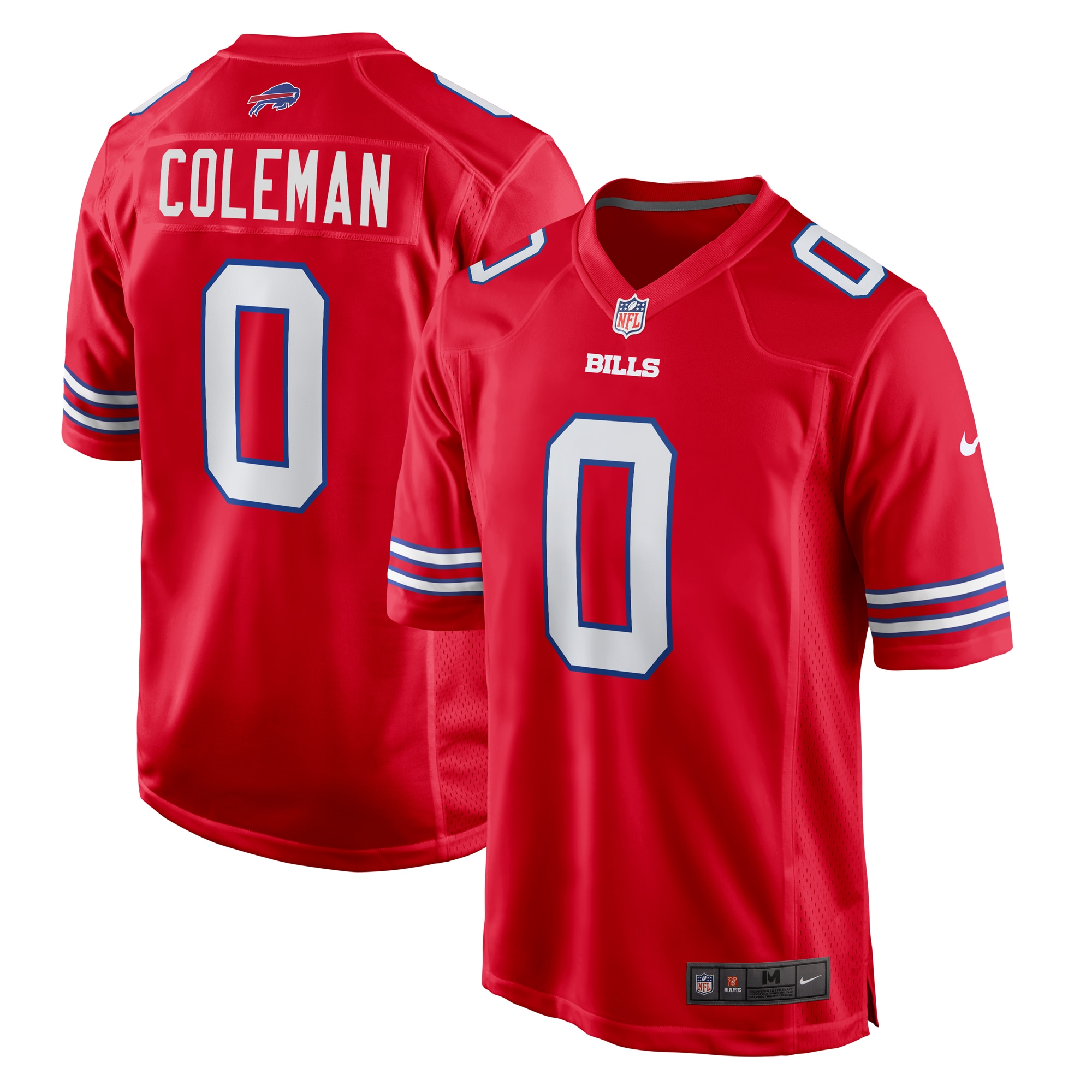 Keon Coleman Buffalo Bills Nike Alternate Game Jersey -  Red