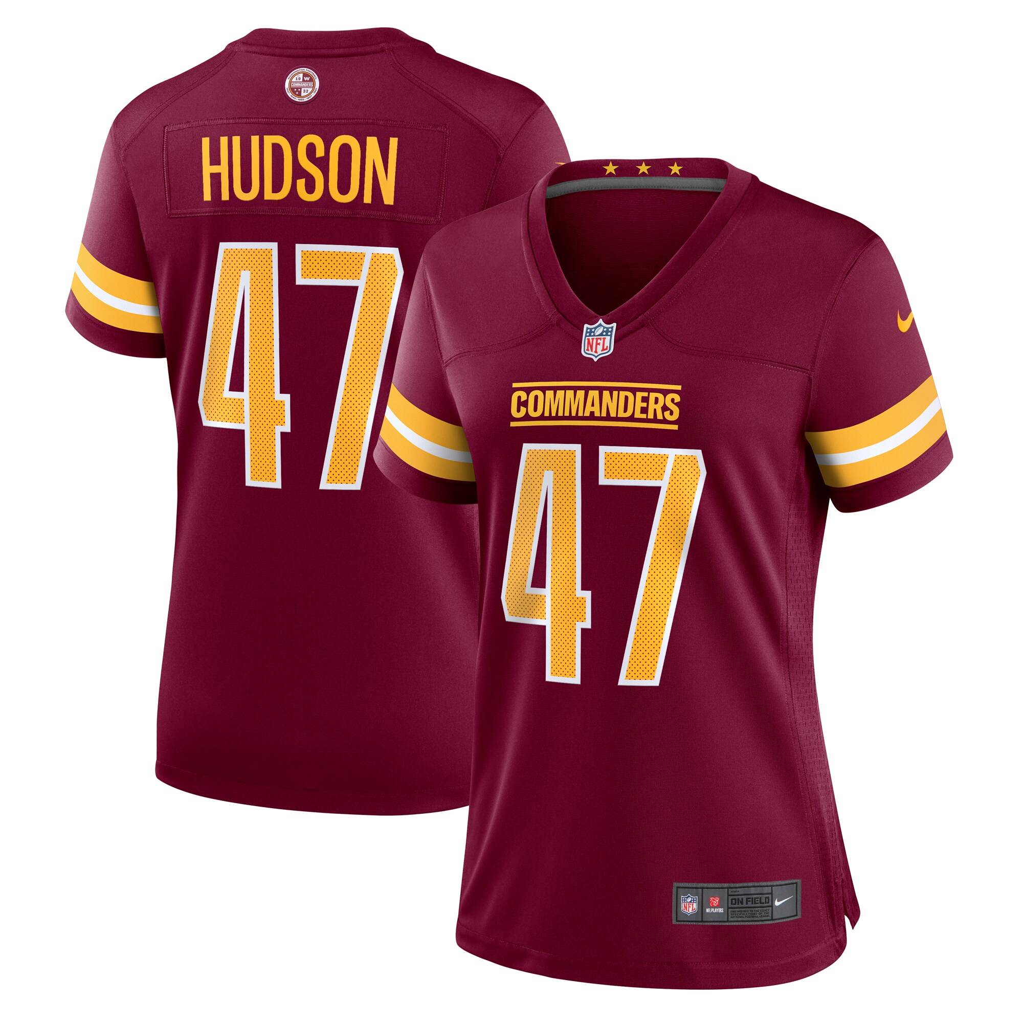 Khaleke Hudson Washington Commanders Nike Women's  Game Jersey -  Burgundy