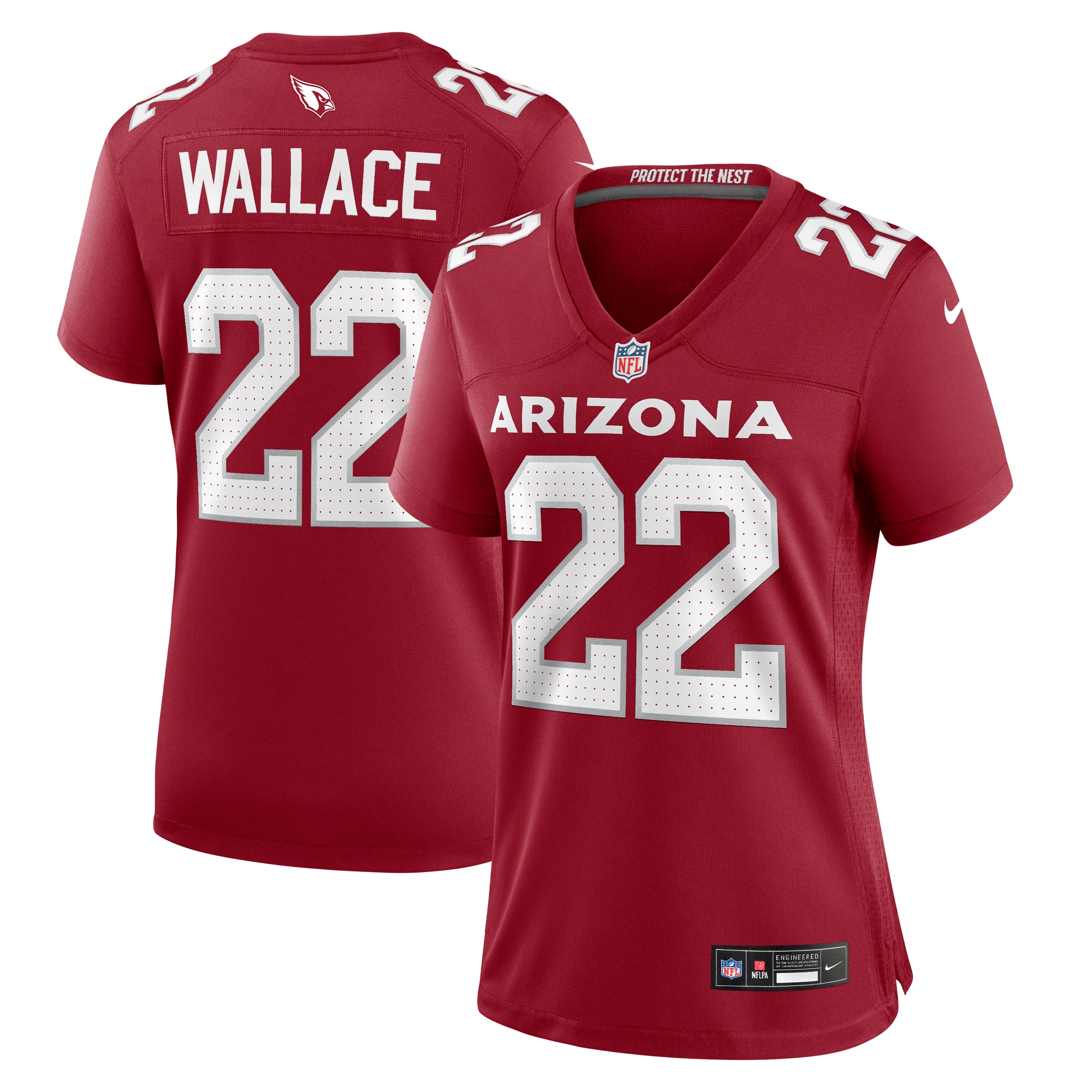 K'Von Wallace Arizona Cardinals Nike Women's Team Game Jersey -  Cardinal