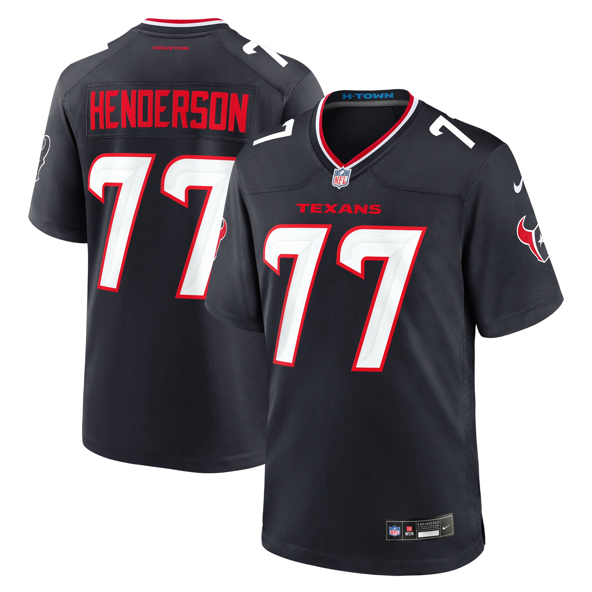 LaDarius Henderson Houston Texans Nike Game Jersey -  Navy