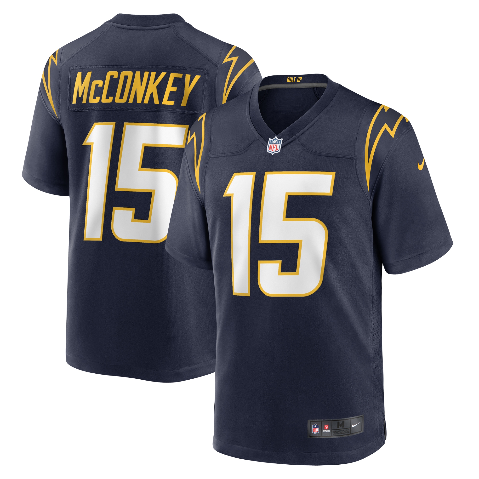Ladd McConkey Los Angeles Chargers Nike Alternate Game Jersey -  Navy