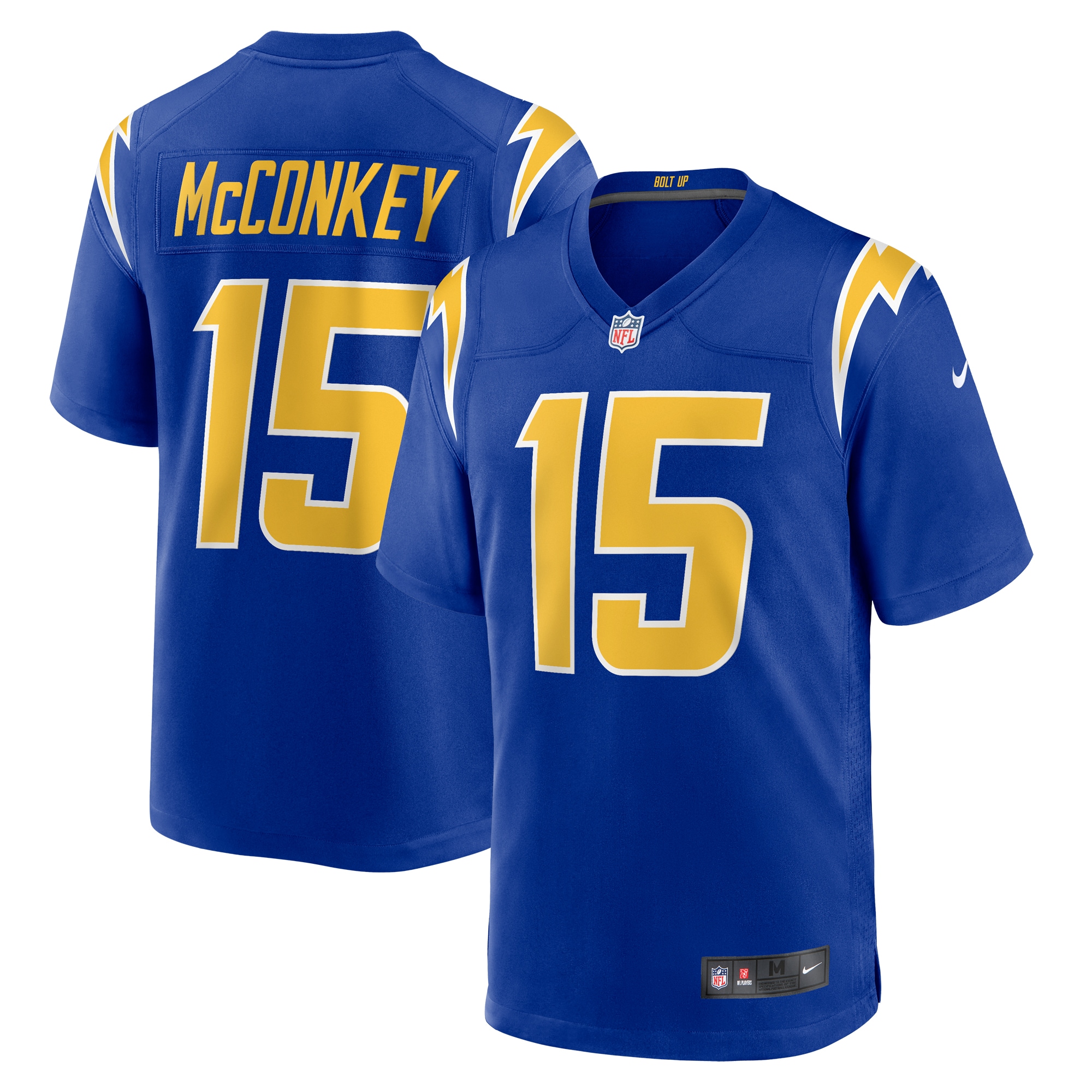 Ladd McConkey Los Angeles Chargers Nike Alternate Game Jersey -  Royal