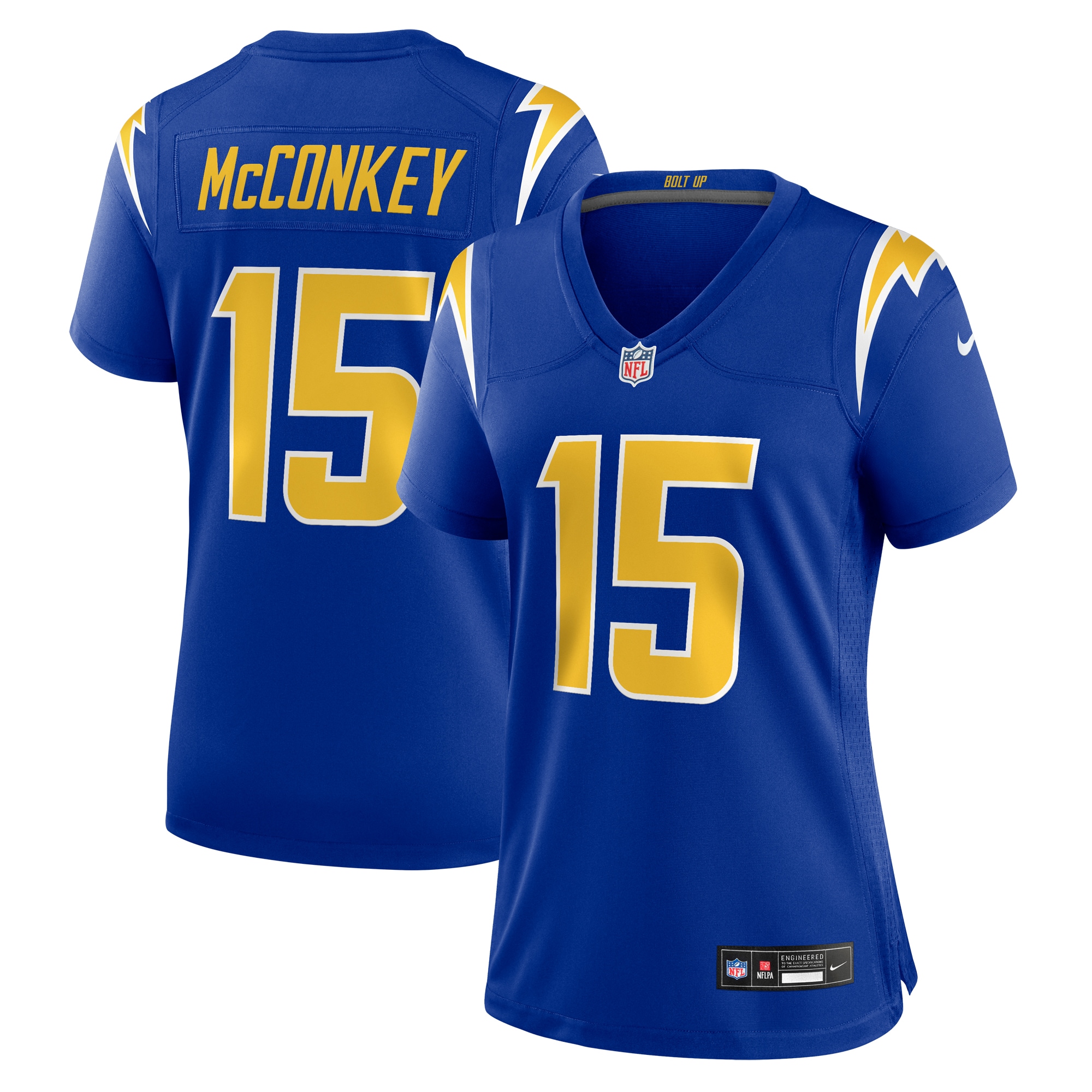 Ladd McConkey Los Angeles Chargers Nike Women's Alternate Game Jersey -  Royal