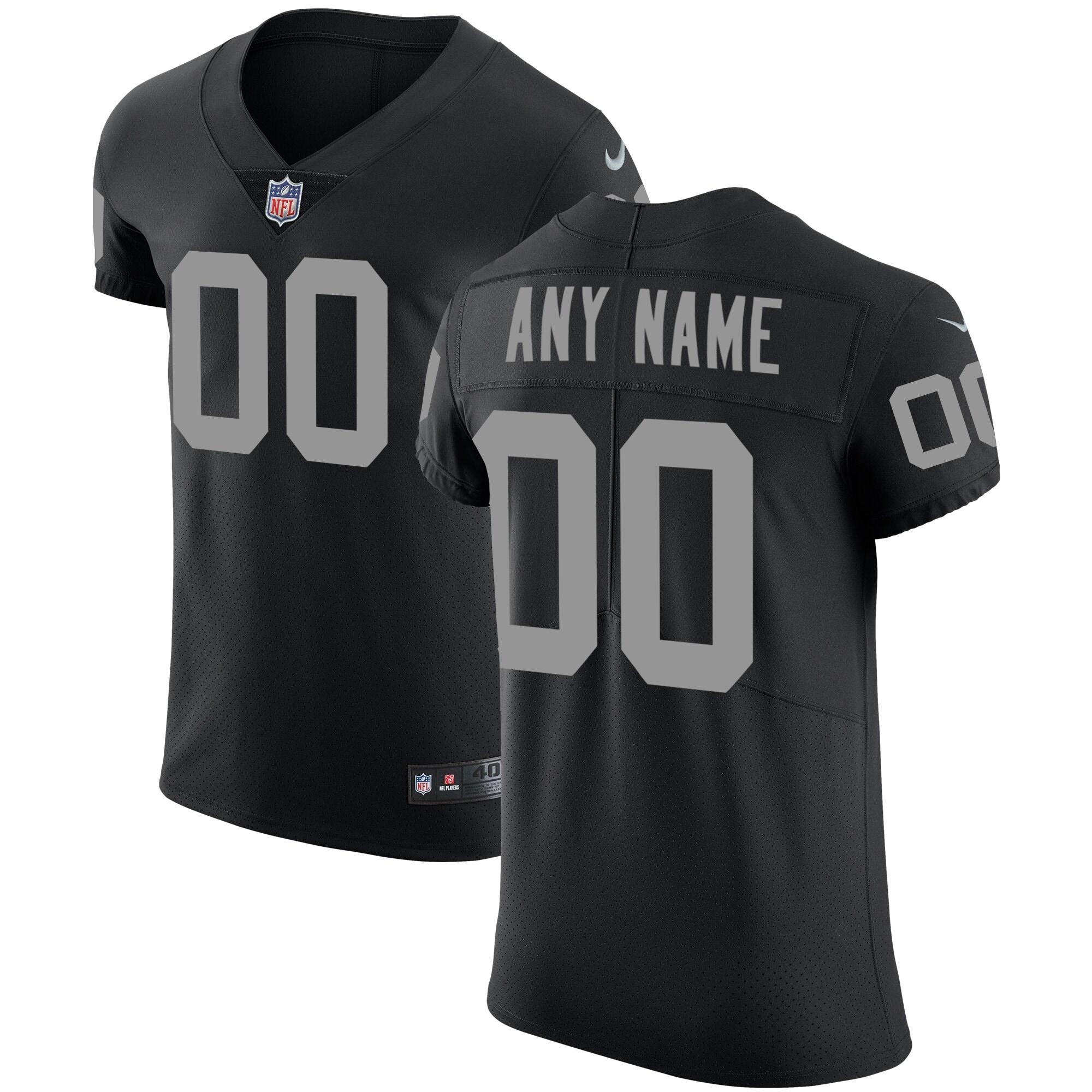 Las Vegas Raiders Nike Vapor Untouchable Custom Elite Jersey - Black