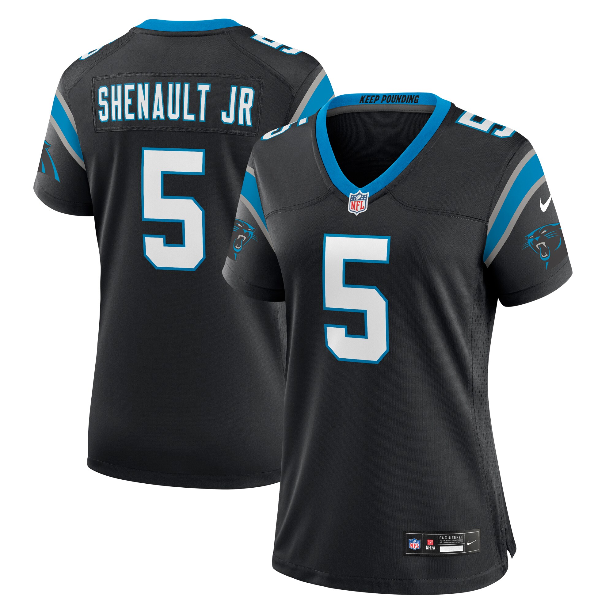 Laviska Shenault Jr. Carolina Panthers Nike Women's Team Game Jersey - Black