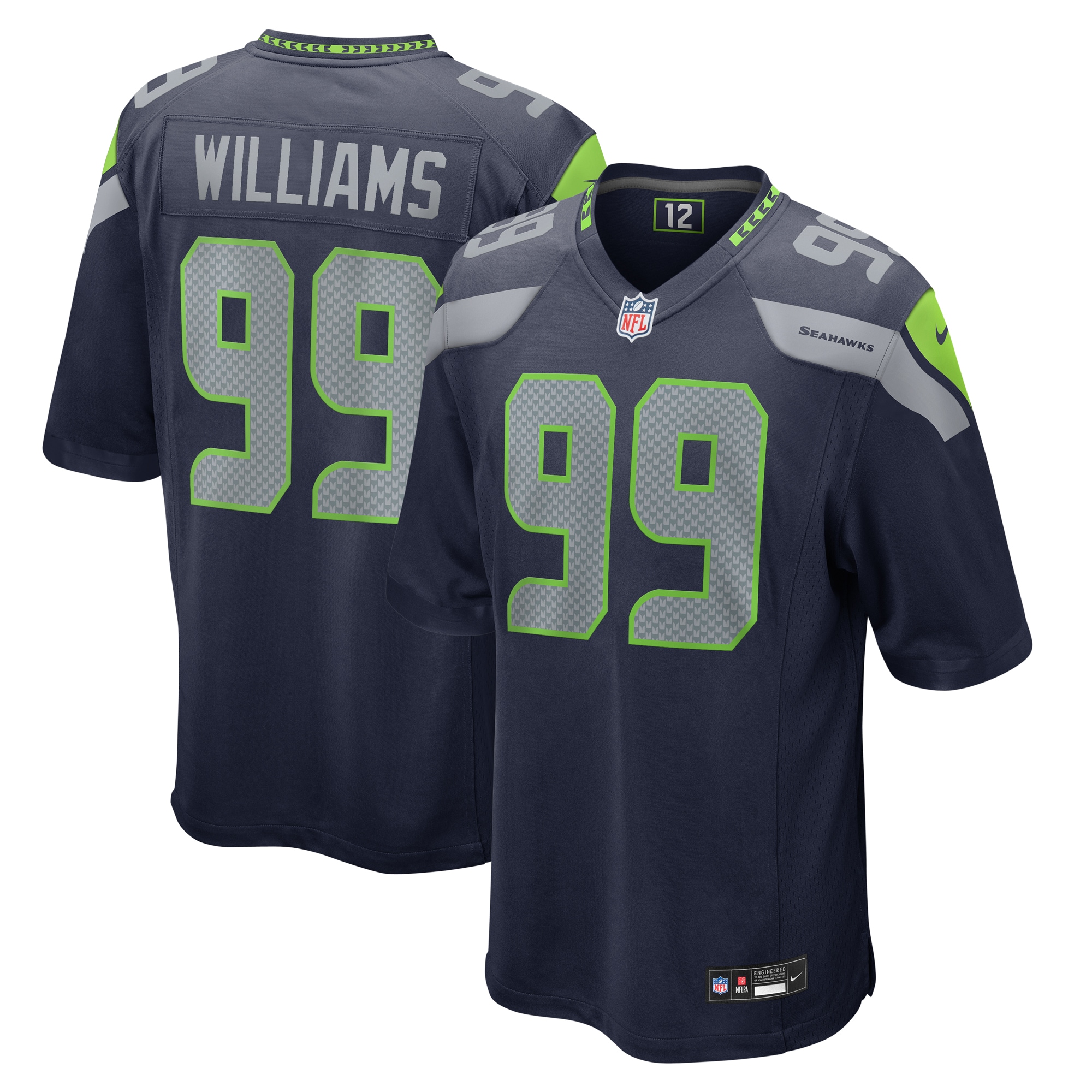 Leonard Williams Seattle Seahawks Nike  Game Jersey - College Navy