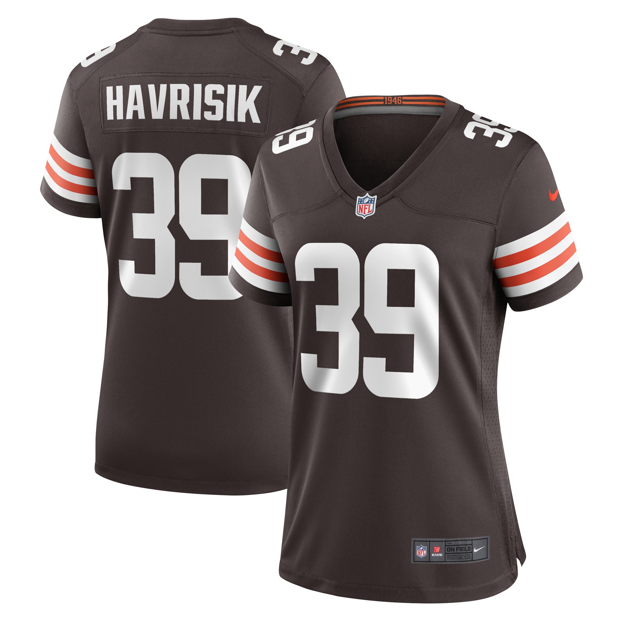 Lucas Havrisik Cleveland Browns Nike Women's Team Game Jersey -  Brown