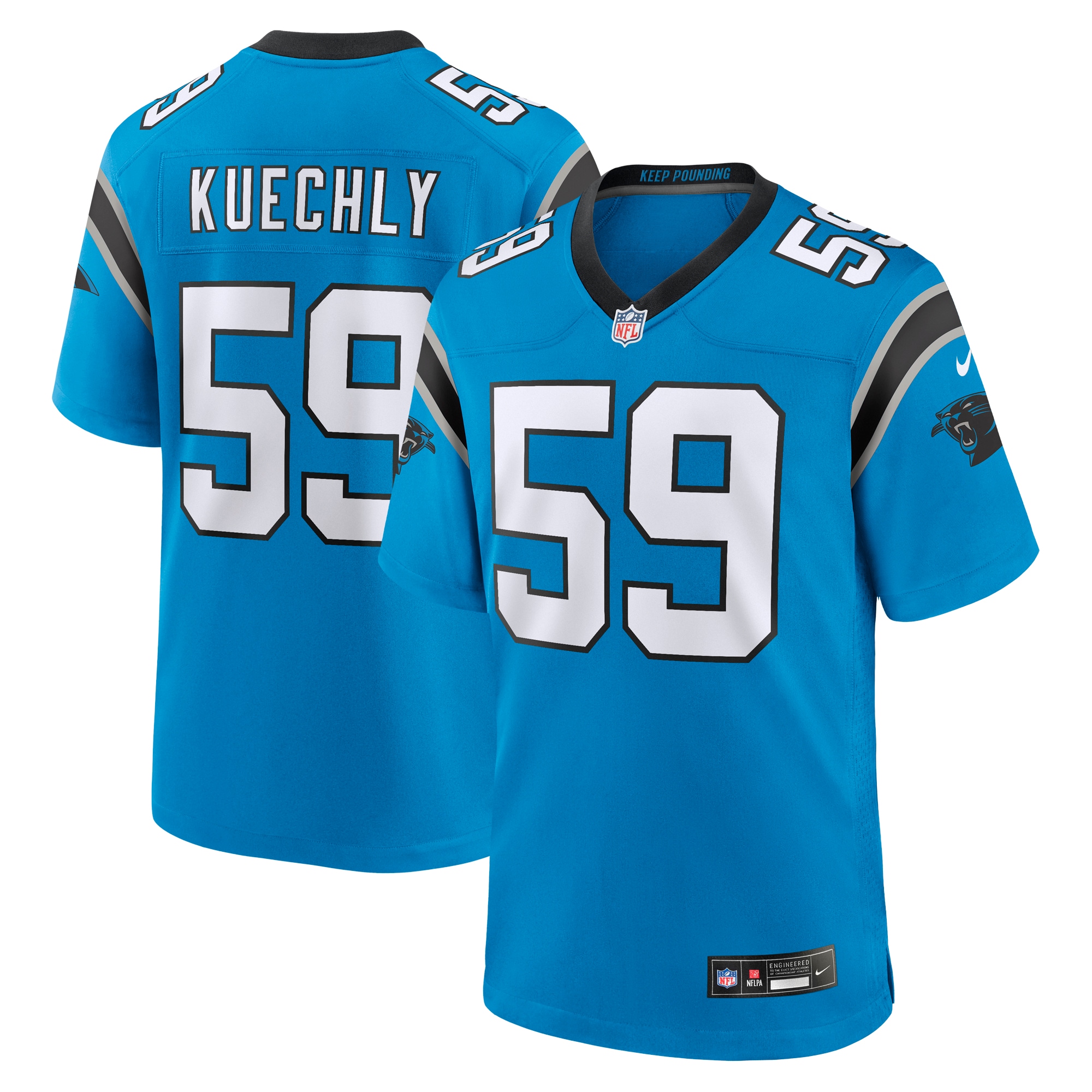 Luke Kuechly Carolina Panthers Nike Retired Player Game Jersey - Blue