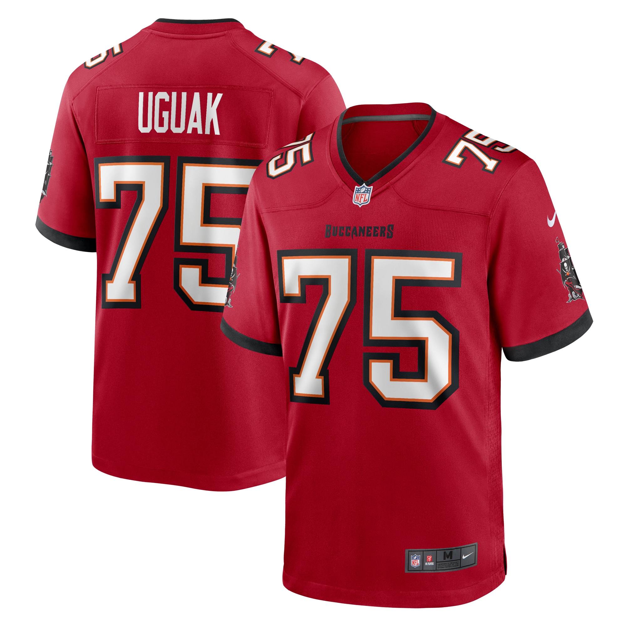 Lwal Uguak Tampa Bay Buccaneers Nike  Game Jersey -  Red