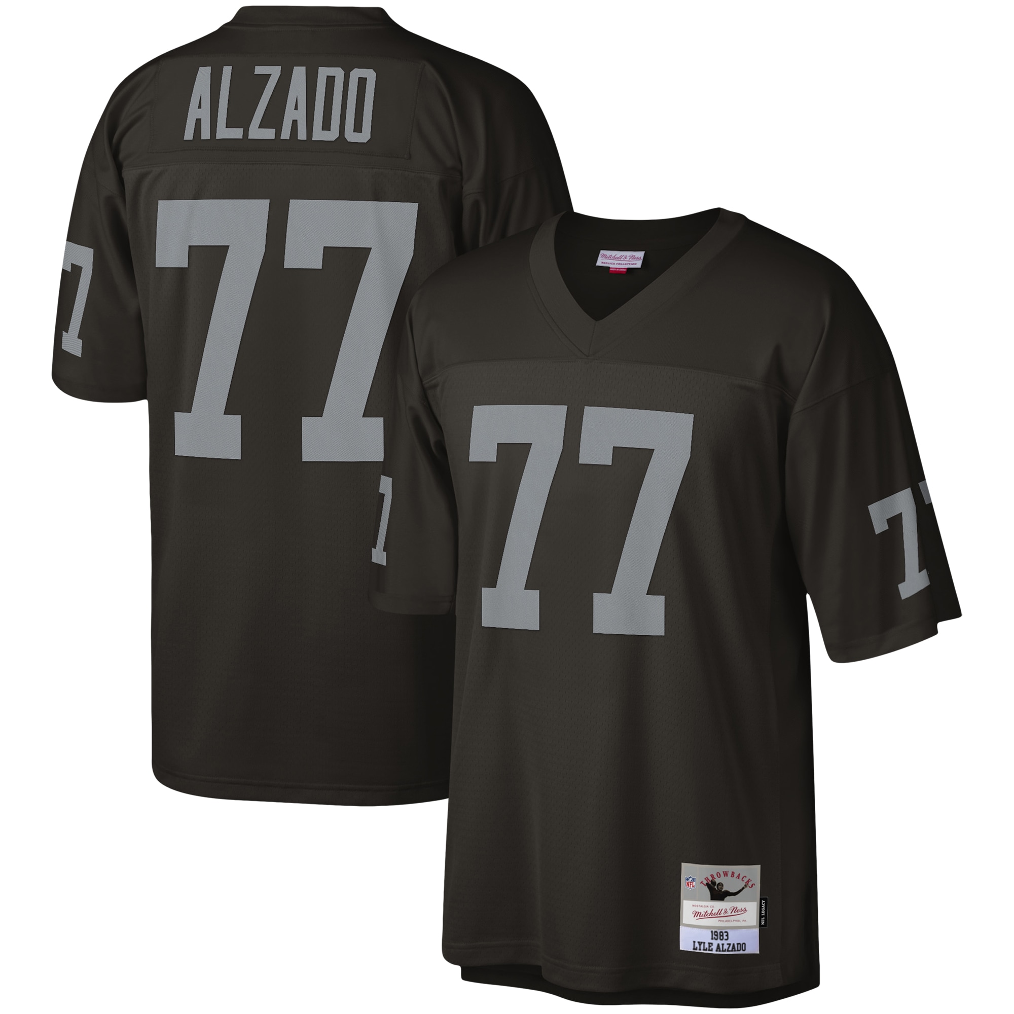Lyle Alzado Las Vegas Raiders Mitchell & Ness Legacy Replica Jersey - Black