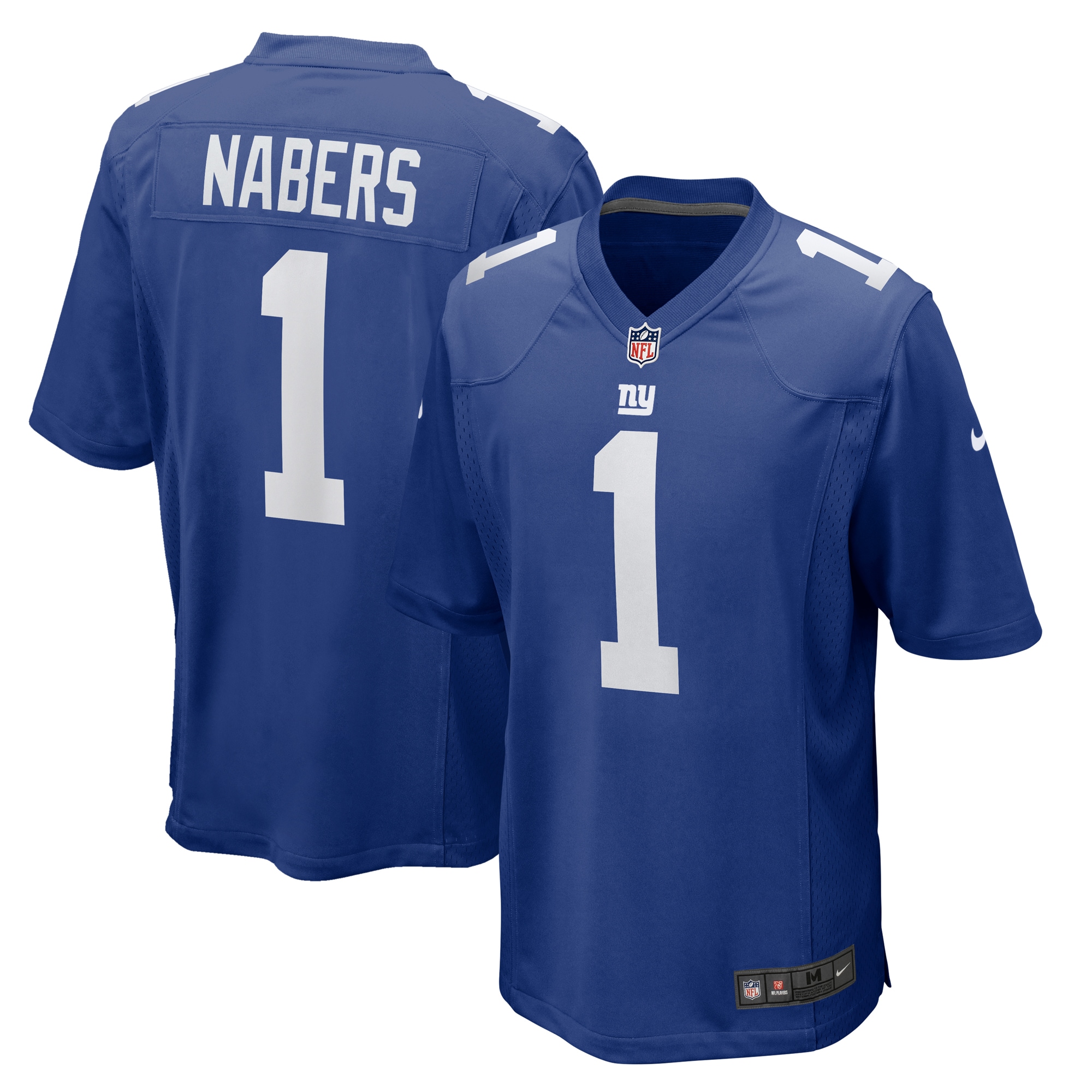 Malik Nabers New York Giants Nike 2024 NFL Draft First Round Pick Player Game Jersey - Royal