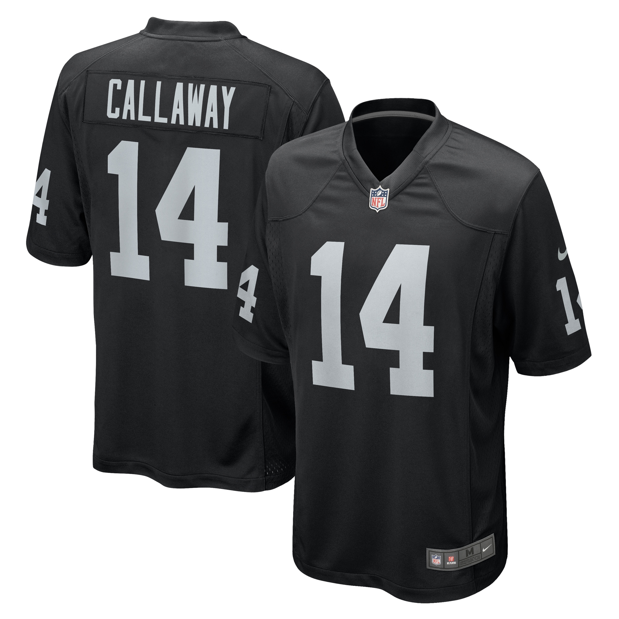 Marquez Callaway Las Vegas Raiders Nike Team Game Jersey -  Black
