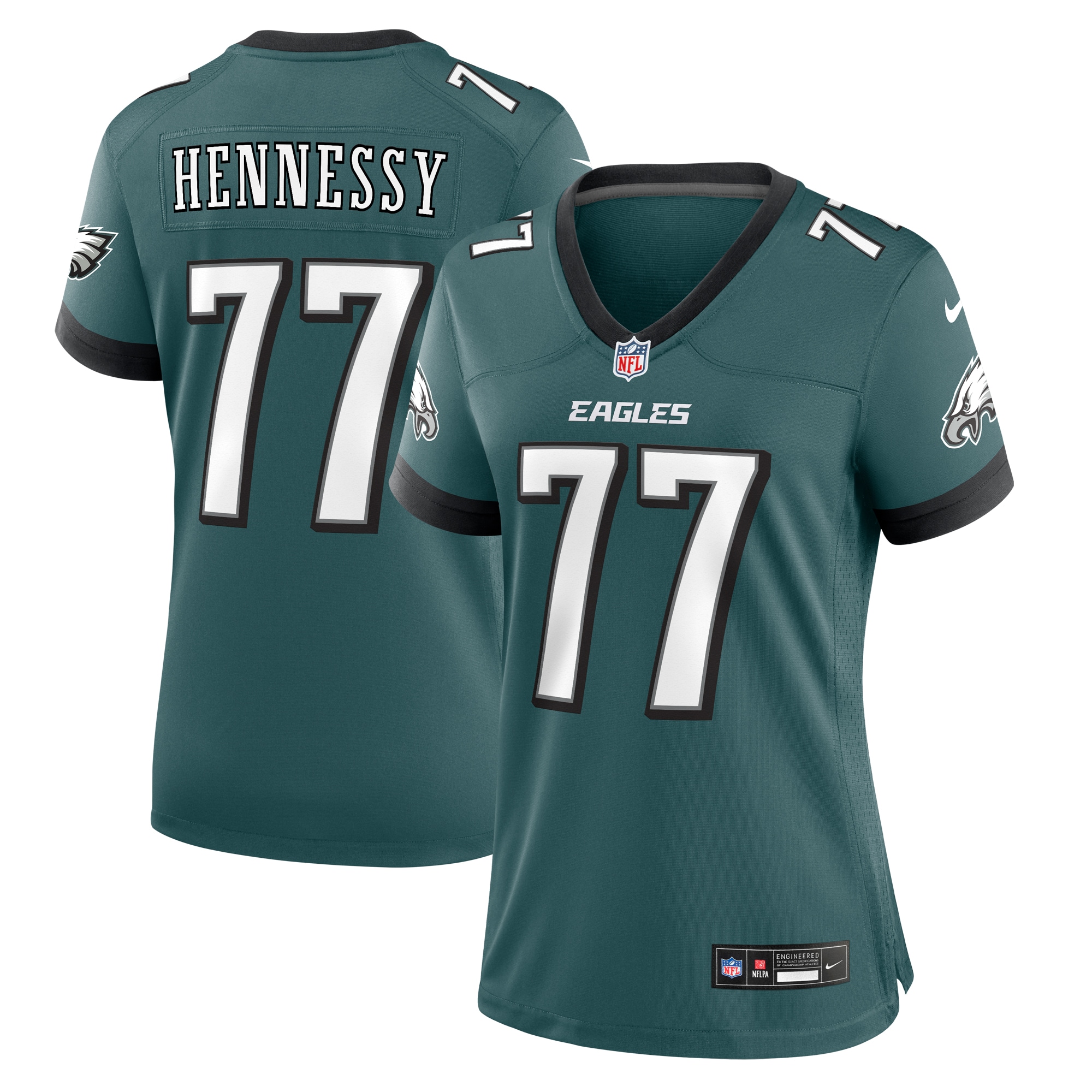 Matt Hennessy Philadelphia Eagles Nike Women's  Game Jersey - Midnight Green