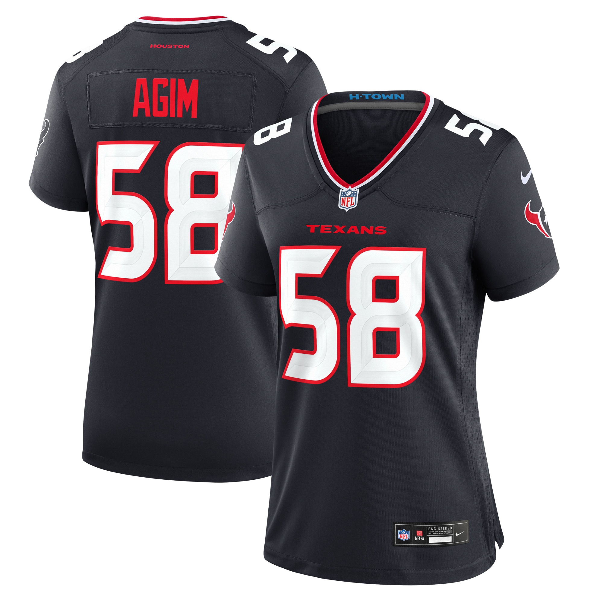 McTelvin Agim Houston Texans Nike Women's Team Game Jersey -  Navy