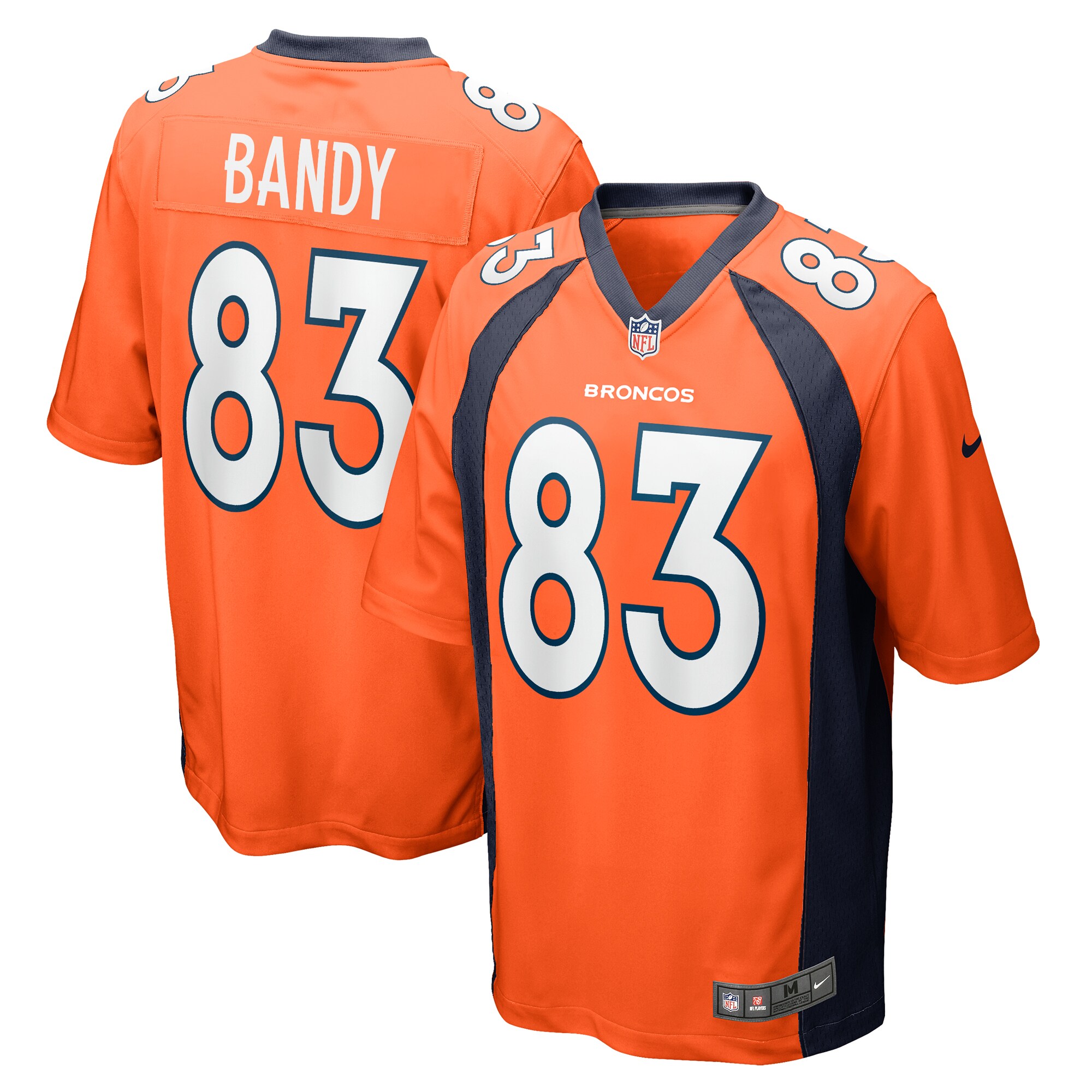 Michael Bandy Denver Broncos Nike Team Game Jersey -  Orange