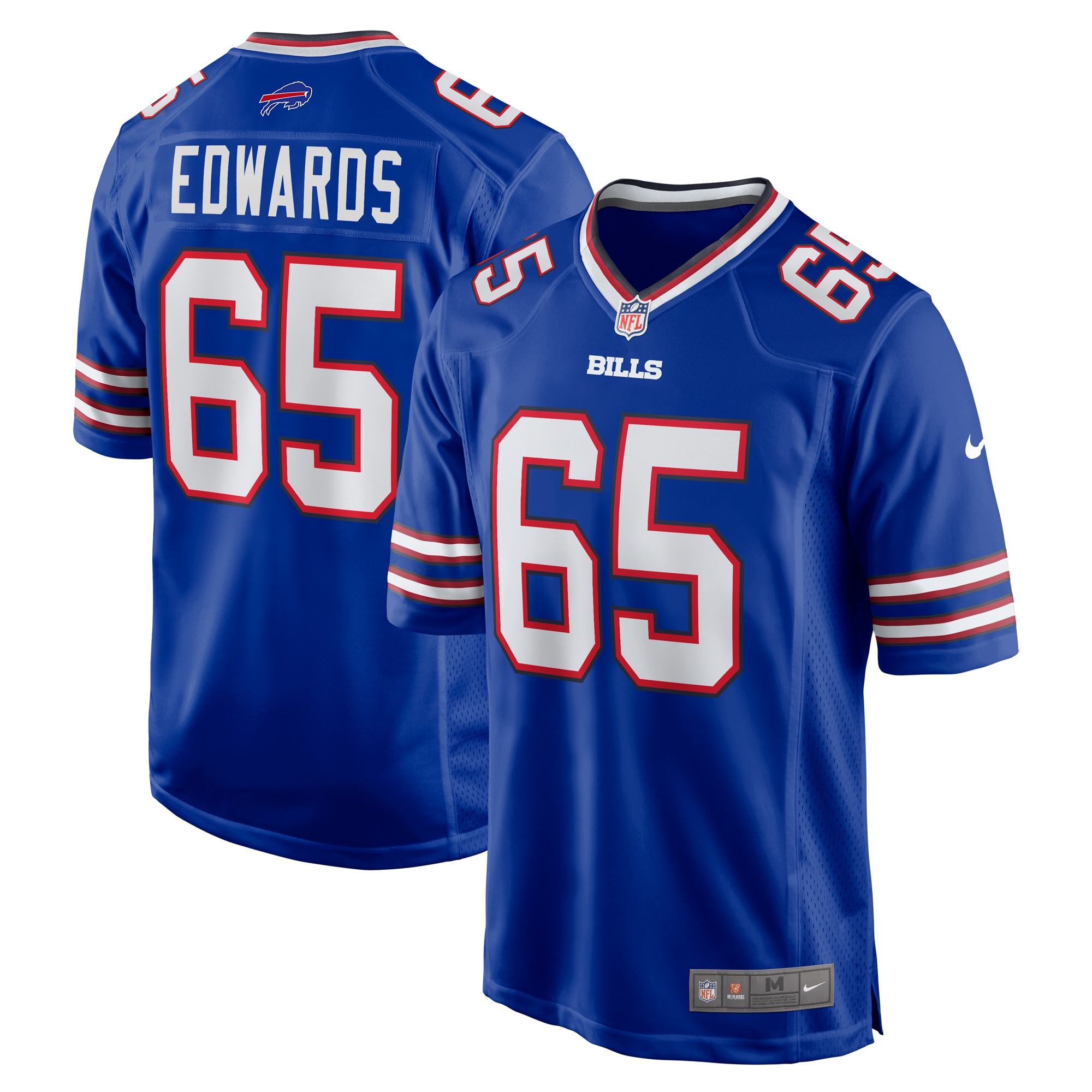 Mike Edwards Buffalo Bills Nike Game Jersey -  Royal
