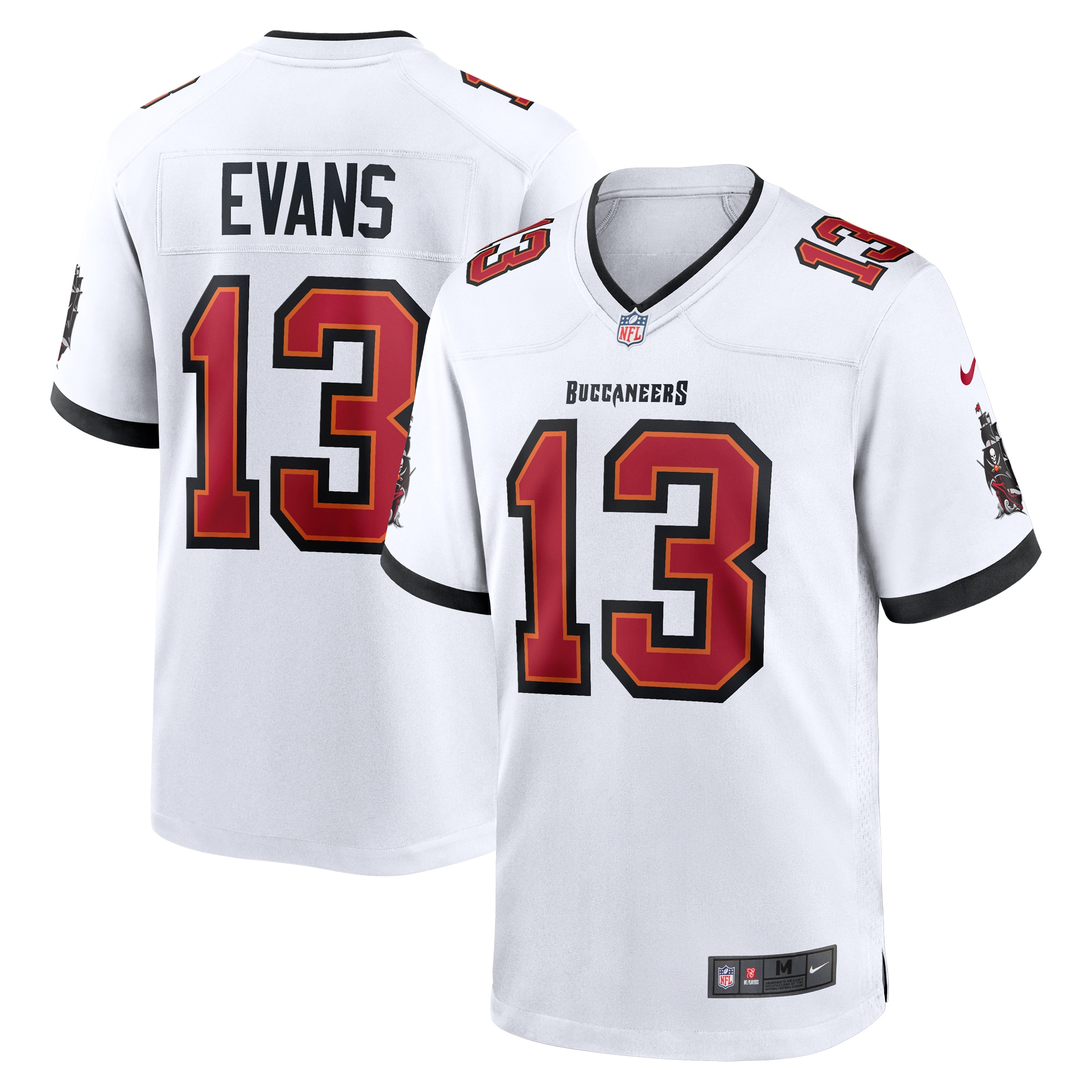 Mike Evans Tampa Bay Buccaneers Nike White Game Jersey -  White