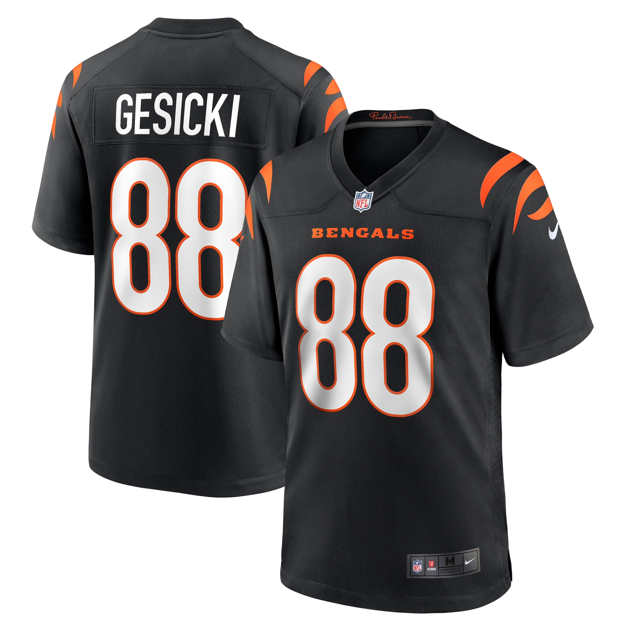 Mike Gesicki Cincinnati Bengals Nike Game Jersey -  Black