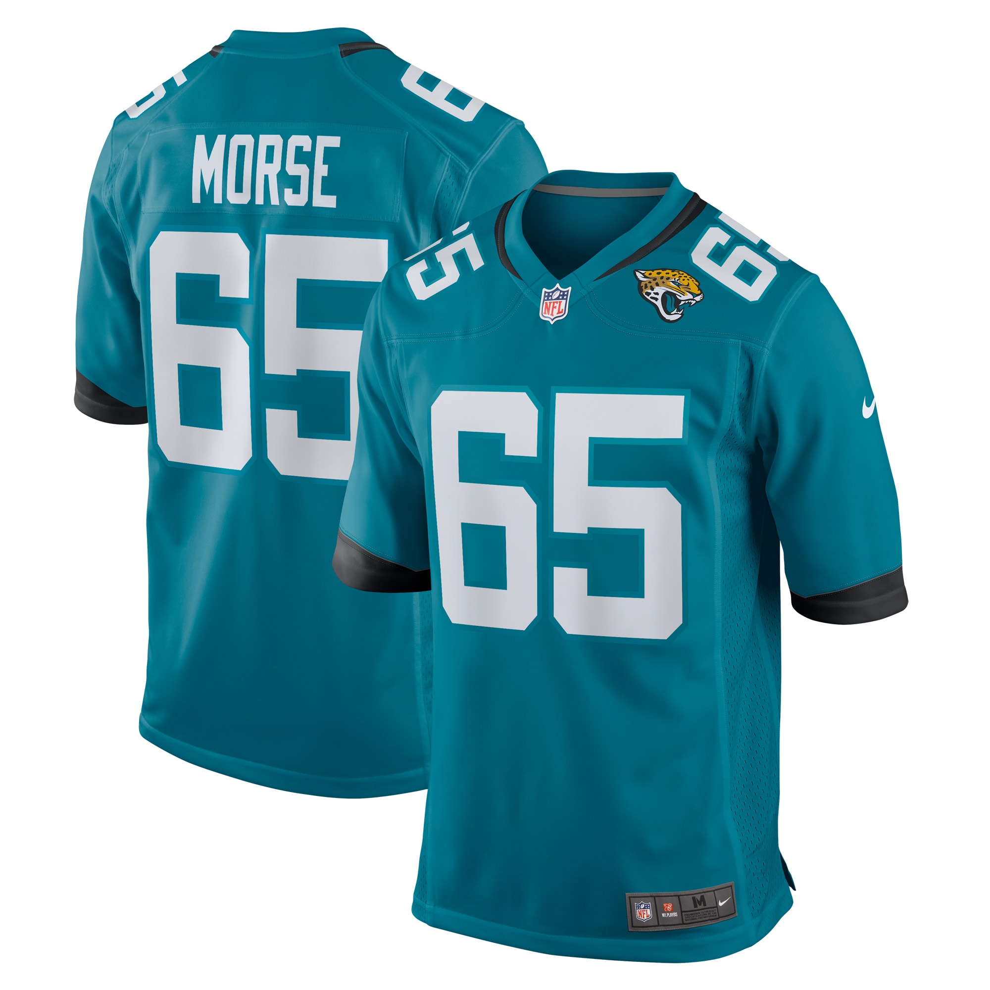 Mitch Morse Jacksonville Jaguars Nike Team Game Jersey -  Teal