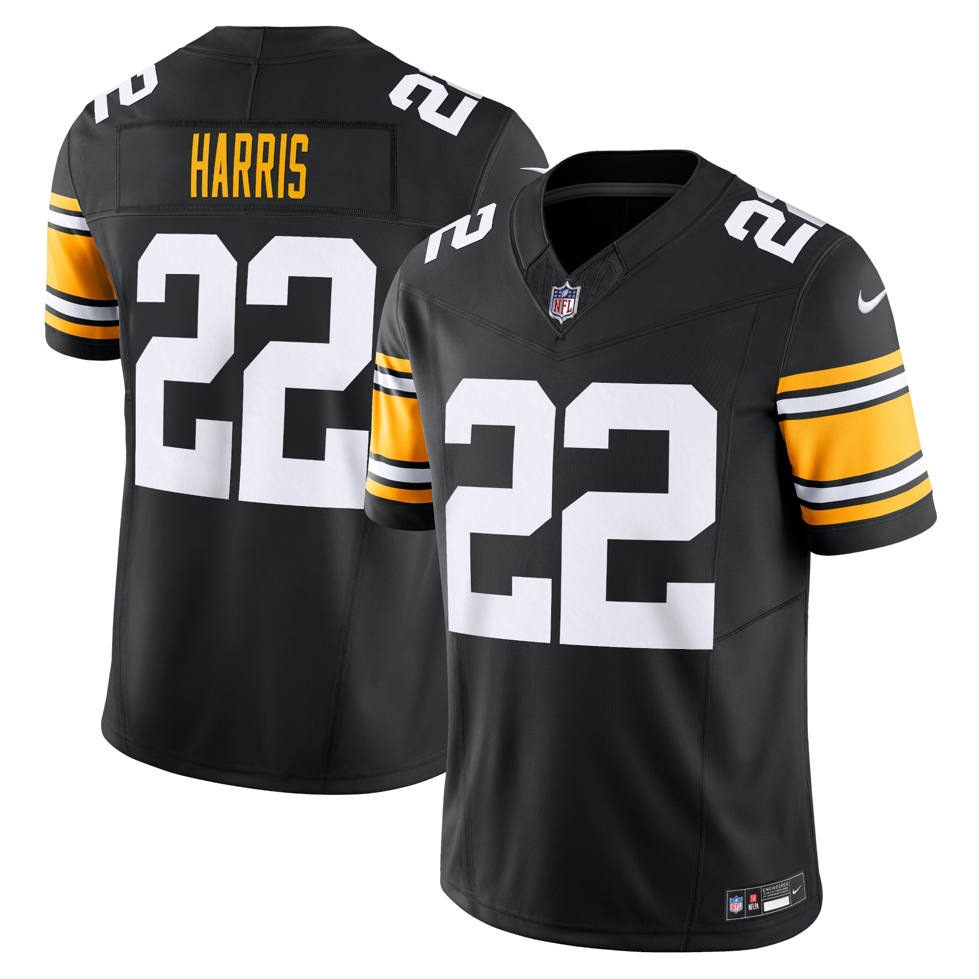 Najee Harris Pittsburgh Steelers Nike Vapor F.U.S.E. Limited Jersey - Black